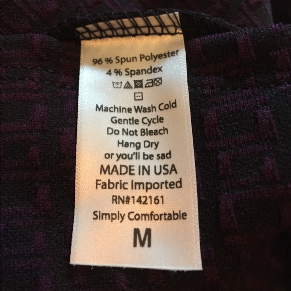 ⭐️ NWT LuLaRoe Amelia dress in rich, deep purple - Picture 6 of 6